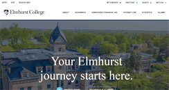 Desktop Screenshot of elmhurst.edu